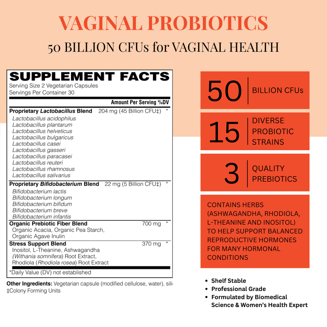 With Harmony Vaginal Probiotic
