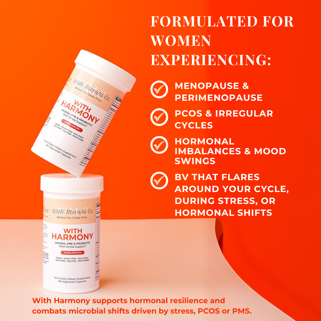 With Harmony Vaginal Probiotic