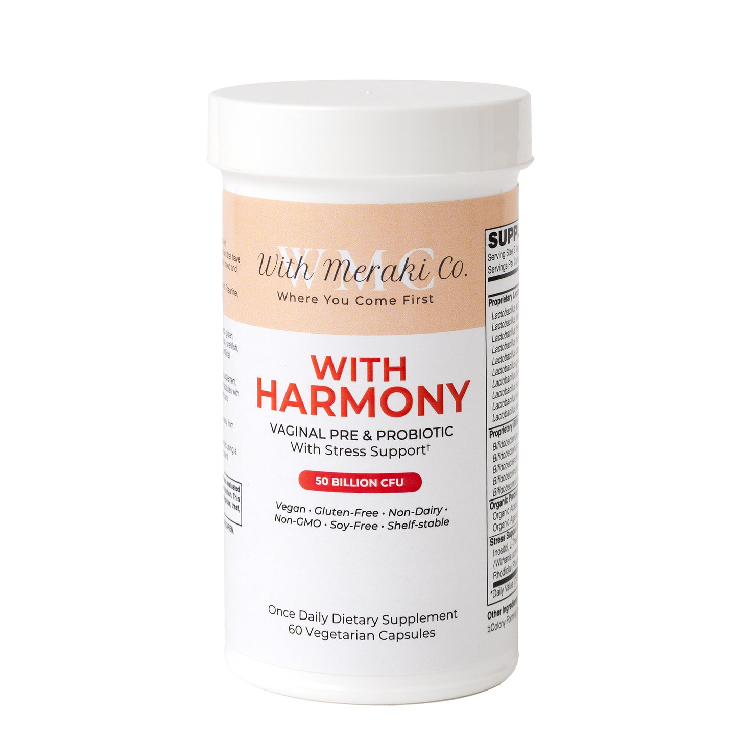 With Harmony Vaginal Probiotic