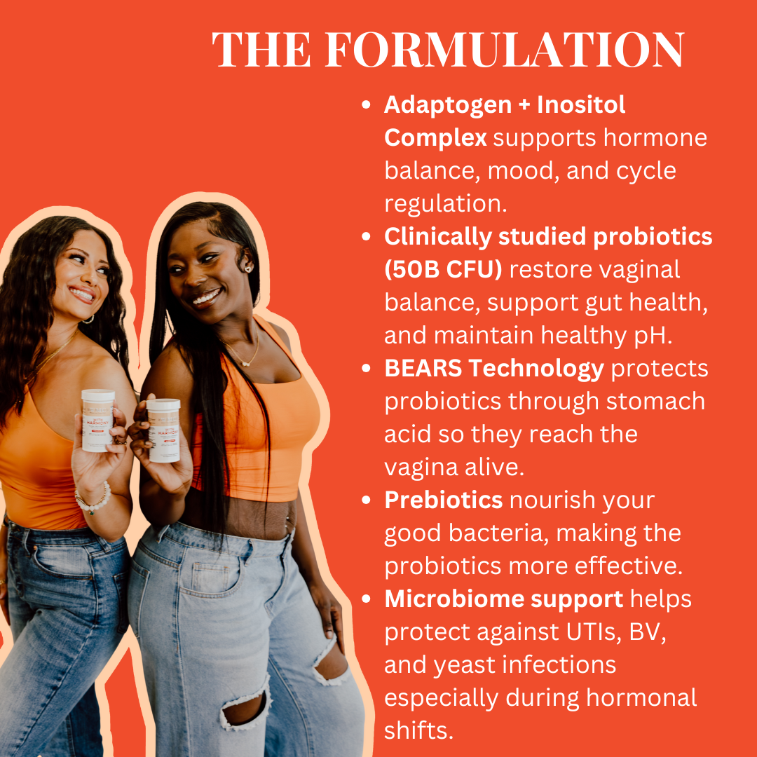 With Harmony Vaginal Probiotic